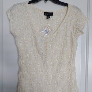 INC Knit Blouse Petite Small NWT